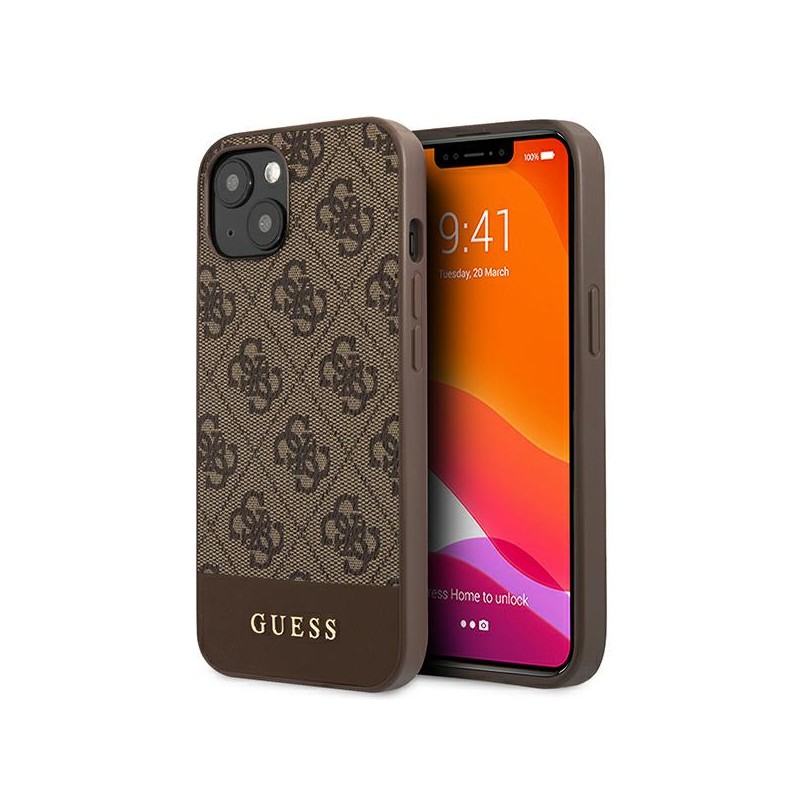 cover guess iphone 13 brown