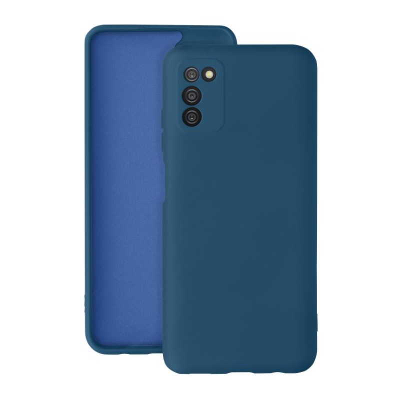 cover in silicone per samsung a03s blu