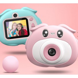 fotocamera digitale per bambini Risoluzione foto: 3MPixRisoluzione video: 1440 / 1080pSupporto per schede di memoria microSD fin