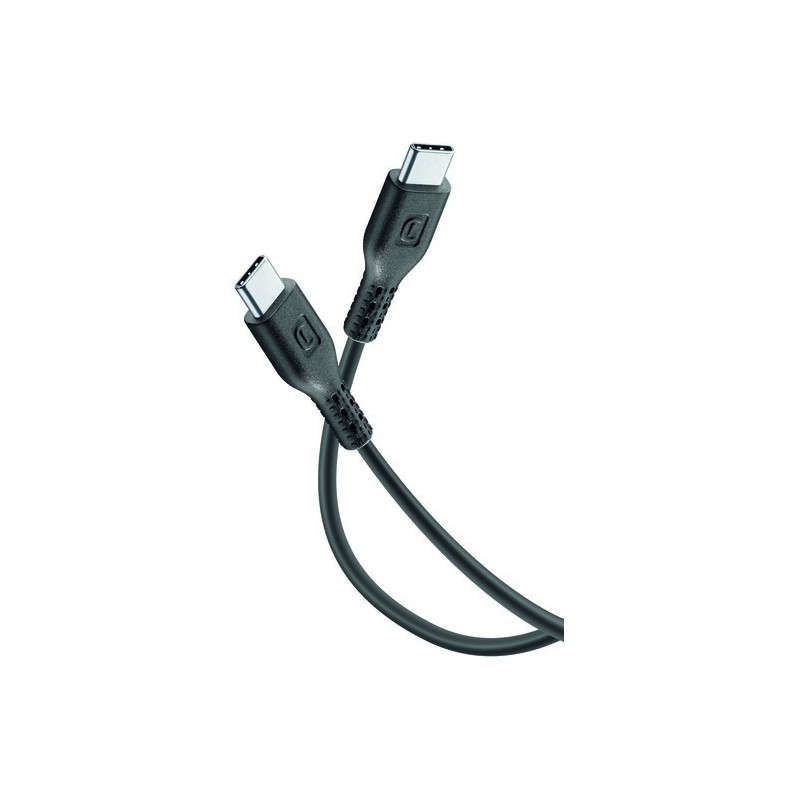 cavo dati 100 cm  USB-C to USB-C 45w super fast charge nero