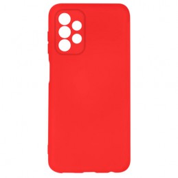 cover in silicone per samsung a13 4g rossa