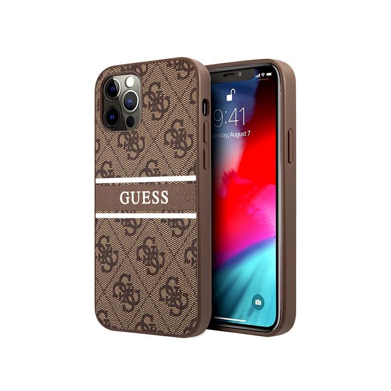 cover guess iphone 12 pro max brown