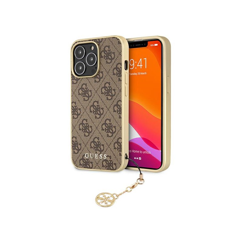 cover guess iphone 13 pro max brown