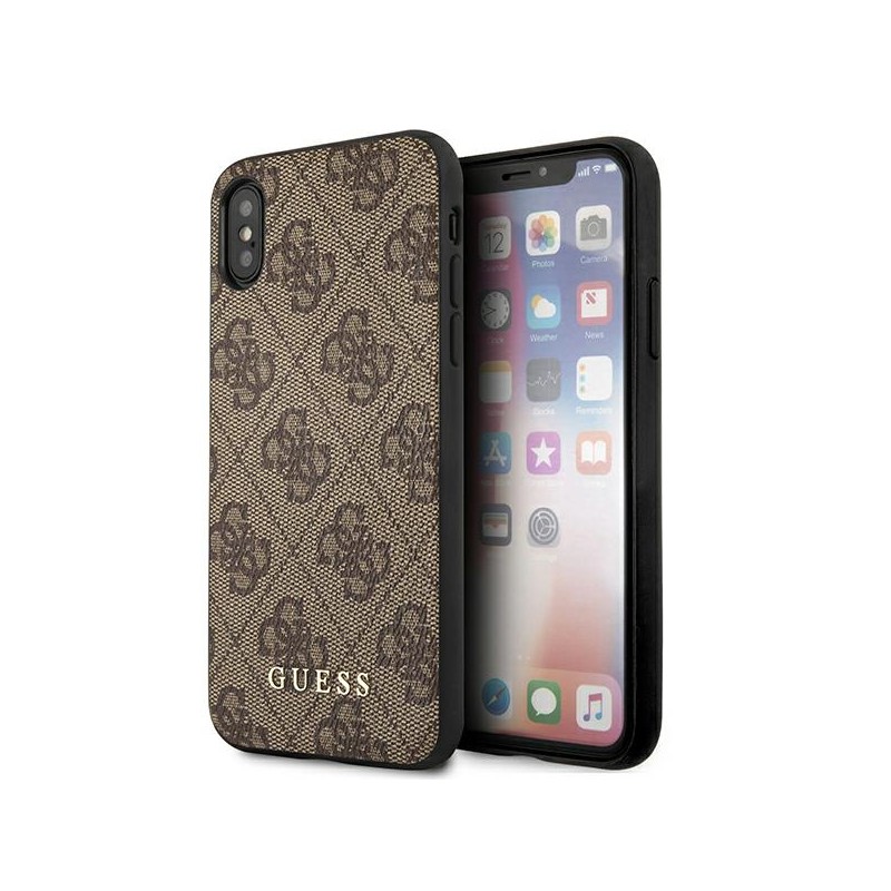 cover guess iphone xs max brown