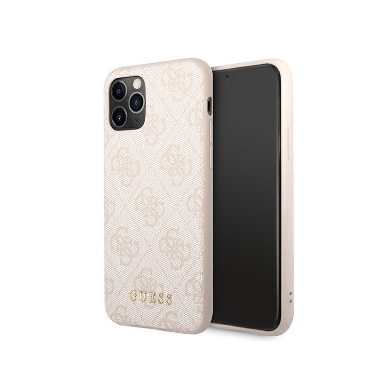 cover guess iphone 11 pro browncon logo gold