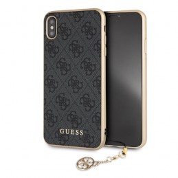 cover guess iphone xs max grey con chram gold