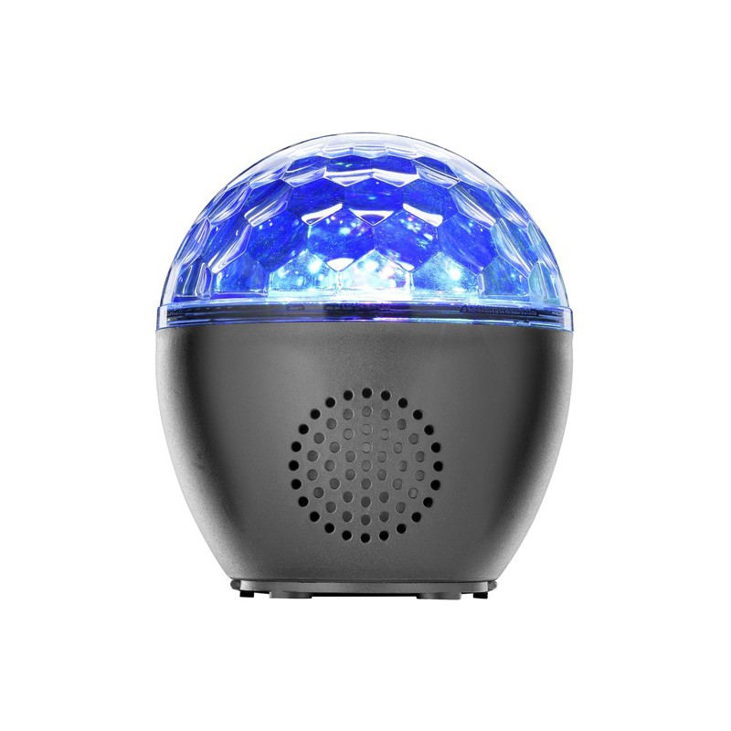 speaker bluetooth ricaricabile con effetto luminoso discoteca cangiante con telecomando