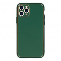 cover iphone 7/8/SE 2020 rivestita in pelle ecologica verde