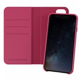 custodia a libro iphone 11 pro richmond & finch rosa con cover interna staccabile