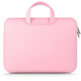 borsa porta computer sleeve con maiglie rosa sino a 16