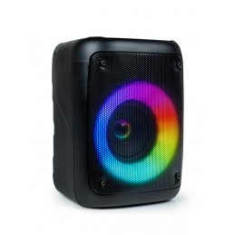 speaker bluetooth 30 watts, led multicolor e ingresso microfono,aux,usb-a e micro sd