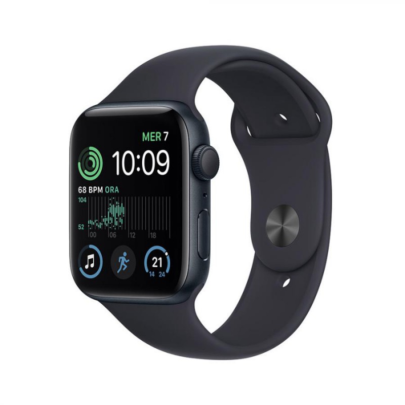 apple watch se 44mm gps midnight aluminium