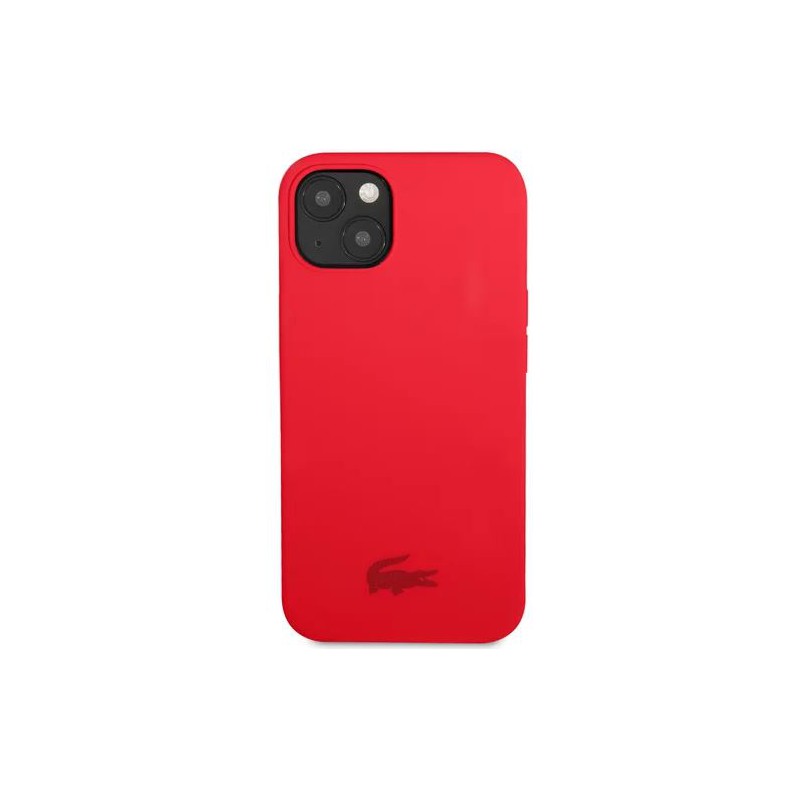 cover lacoste iphone 13 rossa