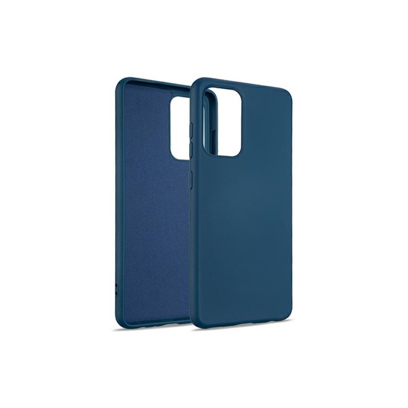 cover in silicone per samsung m22 blu