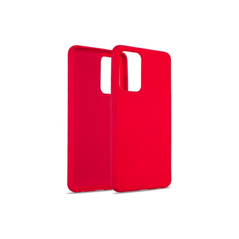 cover in silicone per samsung m22 rossa