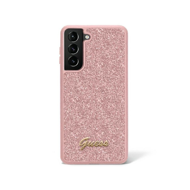 cover guess galaxy s23 glitter pink