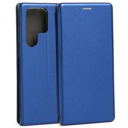 book magnetica s23 ultra con porta carte di credito blu