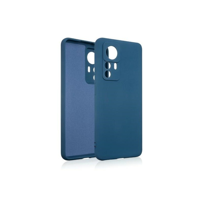 cover in silicone per xiaomi 12t blu