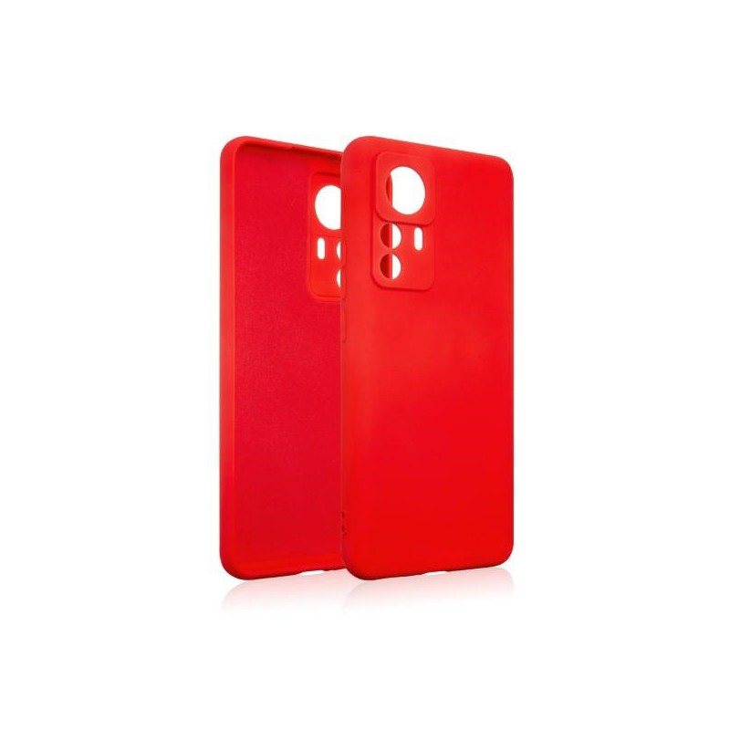 cover in silicone per xiaomi 12t pro rossa