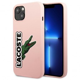 cover lacoste iphone 13 rosa
