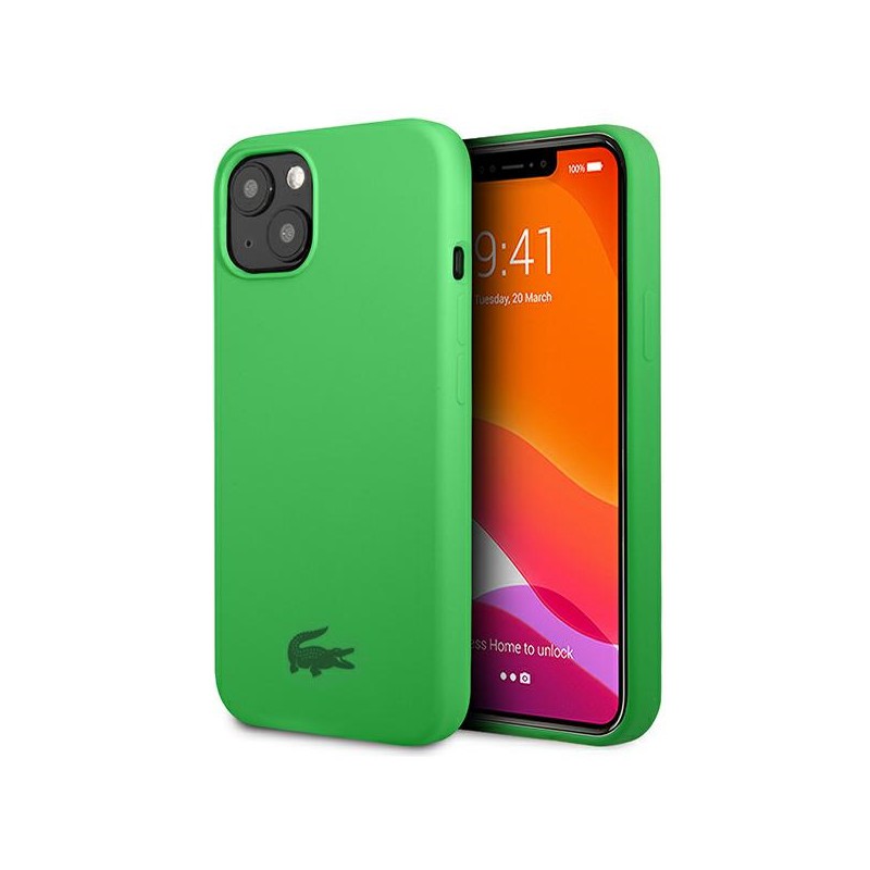 cover lacoste iphone 13 verde