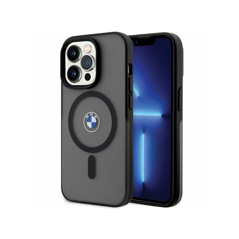 cover bmw iphone 14 pro nero magsafe
