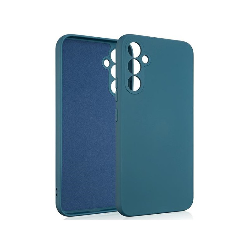cover in silicone per samsung a54 5g blu