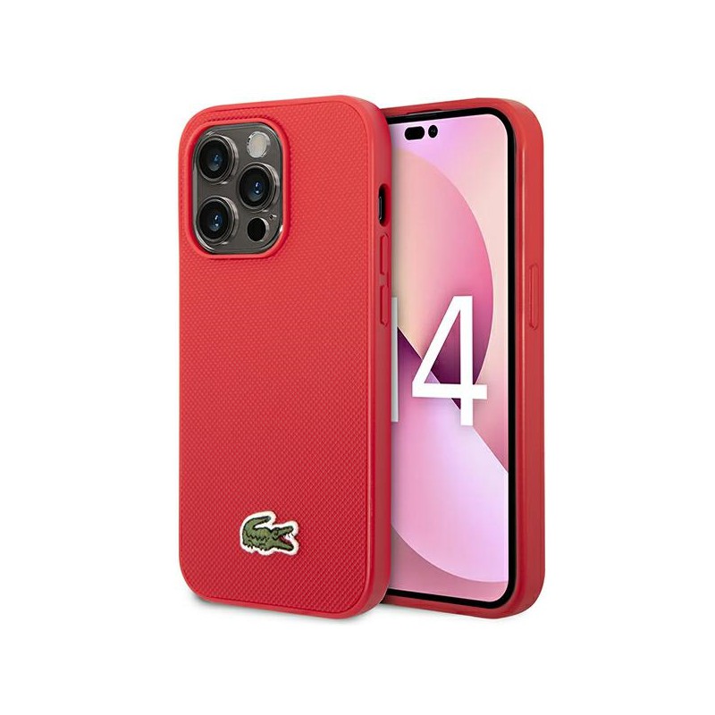 cover lacoste iphone 14 pro max red