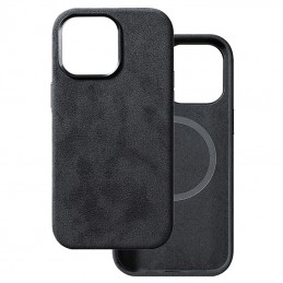 cover protettiva iphone 13 ecopelle soft touch black magsafe compatibile