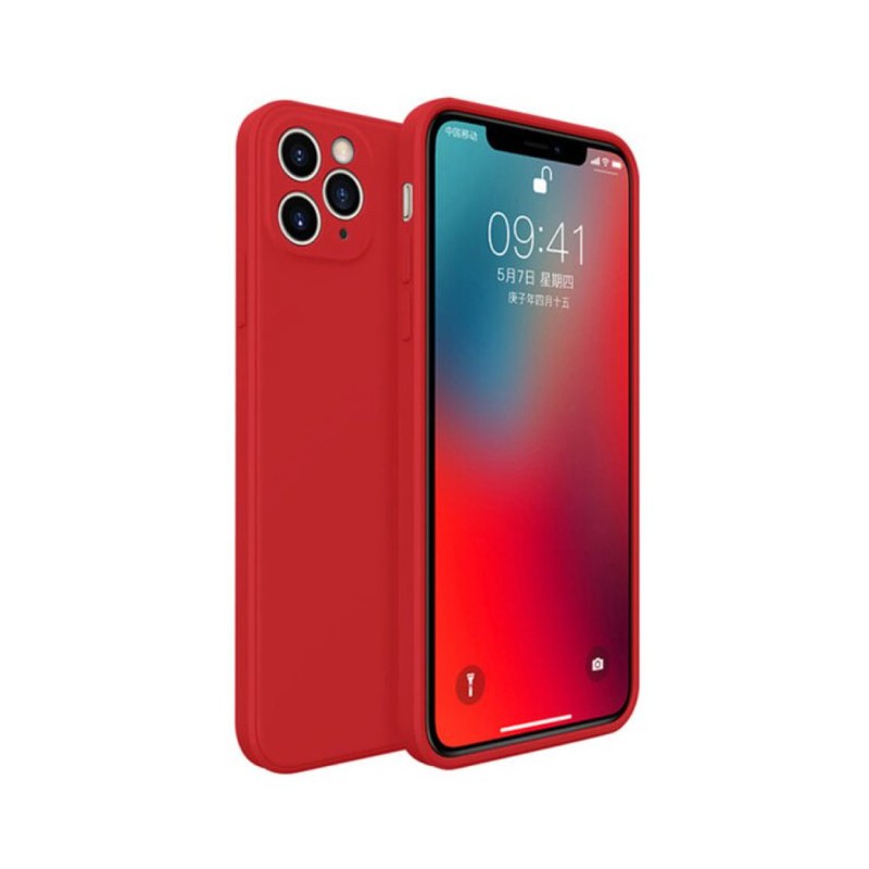 cover  silicone iphone 11 rossa