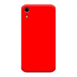 cover iphone xr silicone rossa