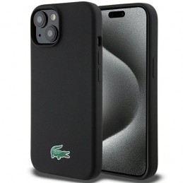 cover lacoste iphone 15 plus nera magsafe compatibile