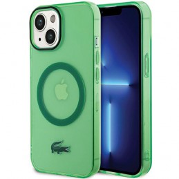 cover lacoste iphone 15 plus verde magsafe compatibile