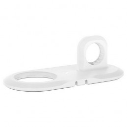 supporto Spigen Magfit Duo Apple Magsafe & Watch Charger Stand bianco. caricabatterie non inclusi