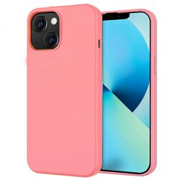 cover  silicone iphone 14 plus light pink