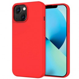 cover  silicone iphone 14 plus rossa
