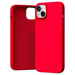 cover  silicone iphone 14 plus rossa