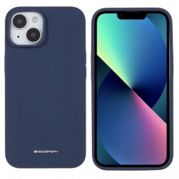 cover  silicone iphone 14 pro plus blu navy