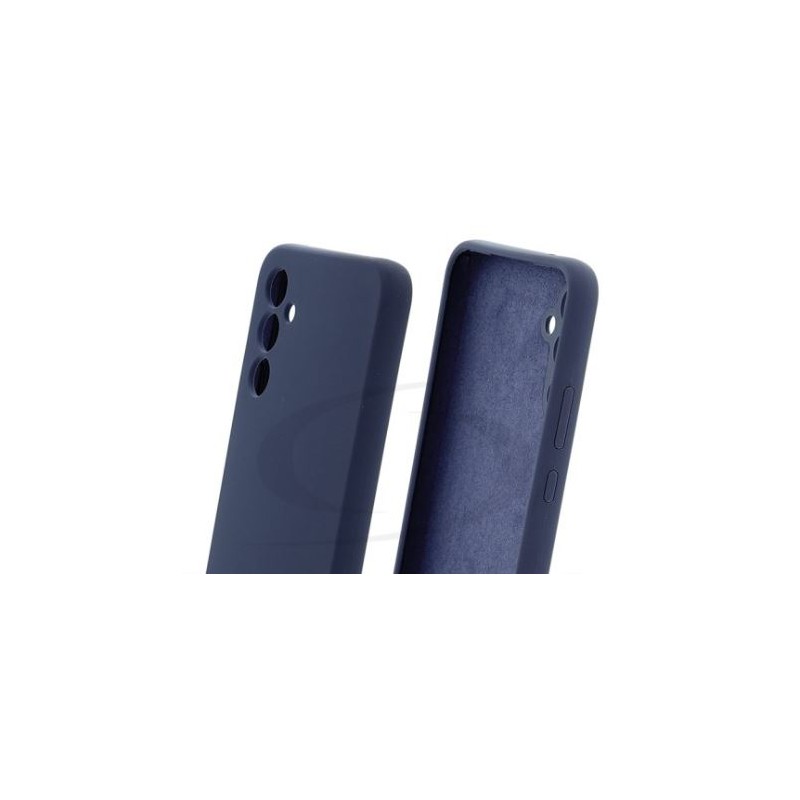 cover in silicone per samsung a34 5g blu navy