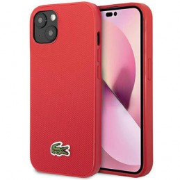 cover lacoste iphone 15 rossa magsafe compatibile