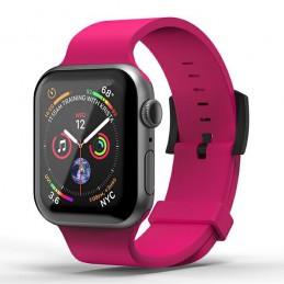 cinturino apple watch silicone rosa42-45 mm