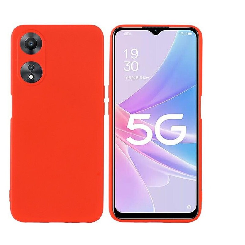 cover per oppo a58 5g / a78 5g red