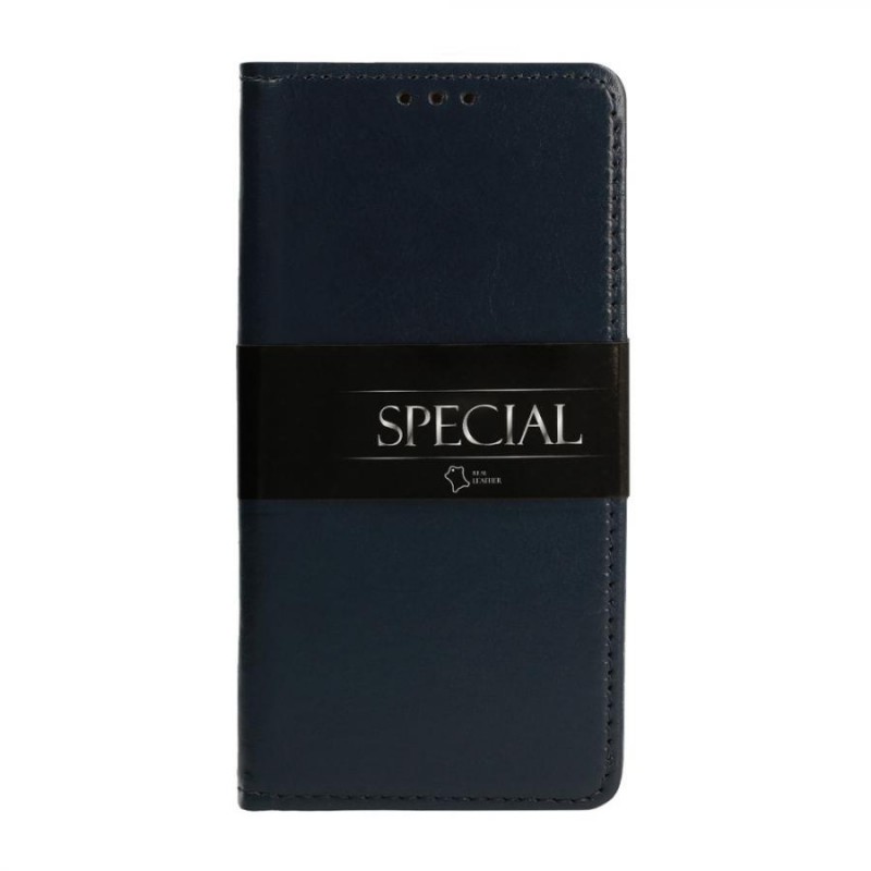 book a05s con porta carte di credito chiusura magnetica blu