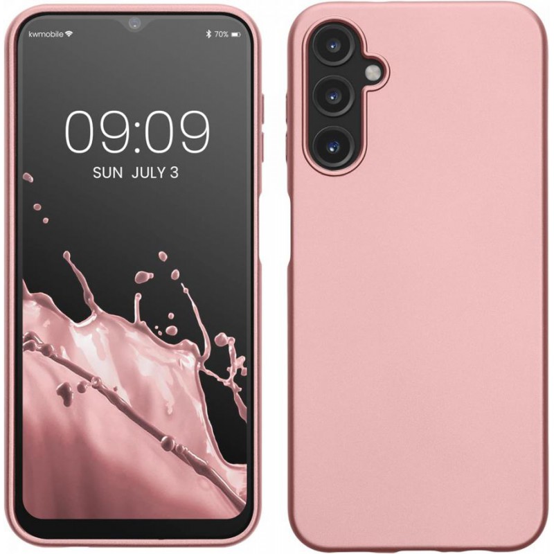 cover in silicone per samsung a05s  rosa