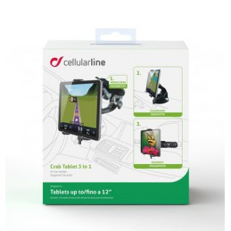 SUPPORTO AUTO  CRAB TABLET 3 IN 1 TAB 12