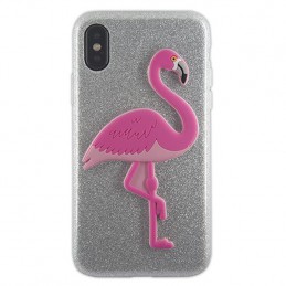 3D soft case - Flamingo