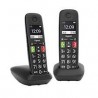 TELEFONO CORDLESS DUO GIGASET E290 NERO
