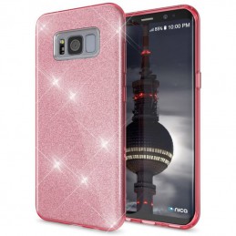 cover glitter s8 plus pink