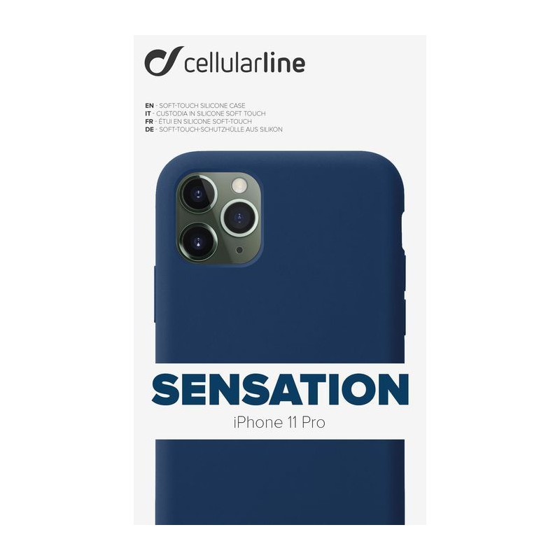 COVER SOFT TOUCH IPHONE 11 PRO BLU
