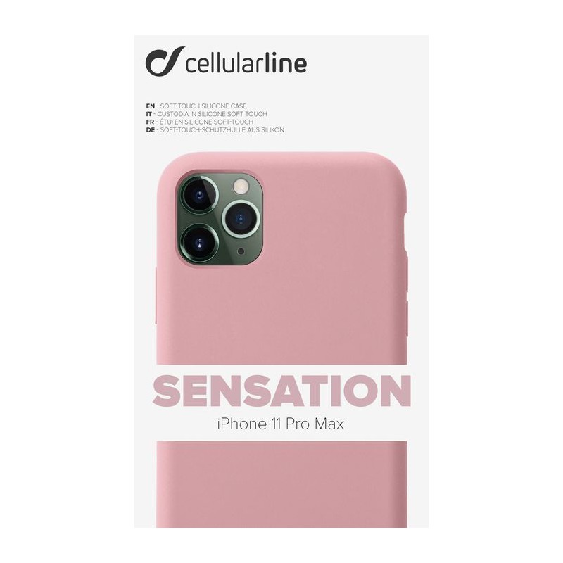 COVER SOFT TOUCH IPHONE 11 PRO MAX ROSA